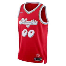 Dres Memphis Grizzlies Prilagođeni Nike 2024-25 City Edition Crvena Swingman